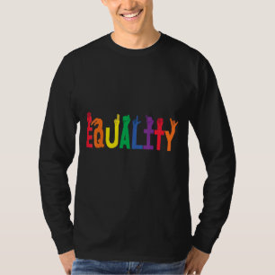 Camiseta La Igualdad De La Bandera Del Arcoiris Lgbt Durant