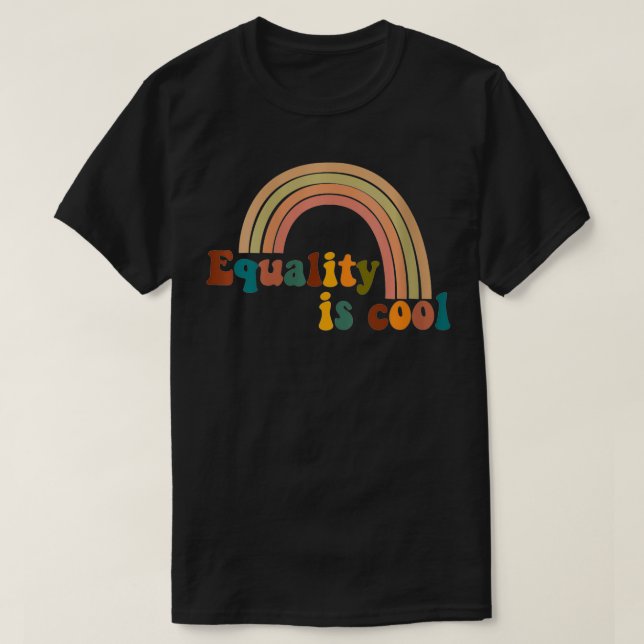 Camiseta La igualdad de la mujer es el arcoiris del Guay pa (Diseño del anverso)