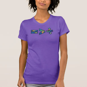 Camiseta La igualdad es mayor que la división