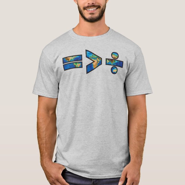 Camiseta La igualdad es mayor que la división (Anverso)