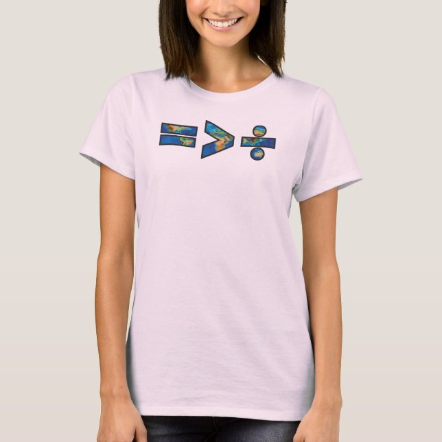 Camiseta La igualdad es mayor que la división (Anverso)