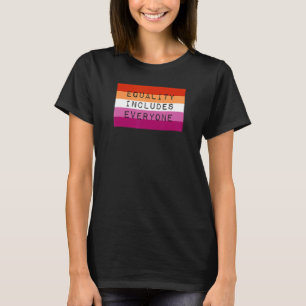 Camiseta La igualdad incluye a todos los que llevan la band