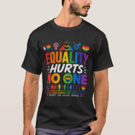 Camiseta La igualdad no daña a nadie Orgullo LGBTQ Derechos
