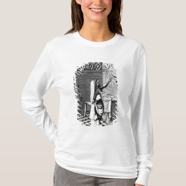 Camiseta La iluminación de las velas del Sabat (Anverso)