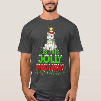 Camiseta La Iluminación De Navidad Es Este Alegre Suficient