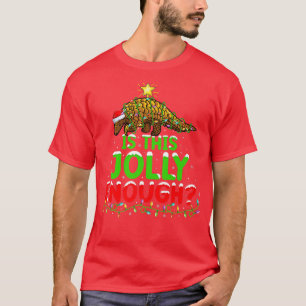 Camiseta La iluminación navideña es este alegre Pangolin Ch