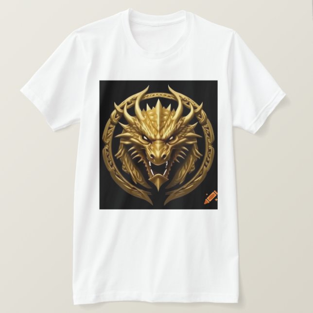 Camiseta La imagen del dragón (Anverso del diseño)
