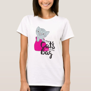 Camiseta La imagen del Personalizado Kitten fuera de la bol