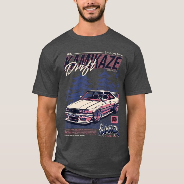 Camiseta La imagen japonesa del JDM japonés retro de Guay e (Anverso)