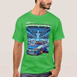 Camiseta La imagen japonesa del JDM japonés retro de Guay e
