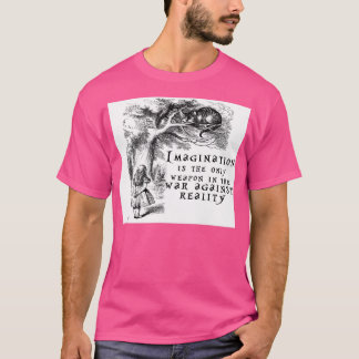 Camiseta La imaginación es la única arma en la guerra contr
