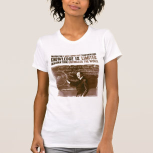 Camiseta La imaginación es más importante que conocimiento
