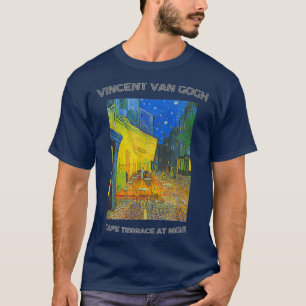 Camiseta La Immersiva Terraza Van Gogh Cafe Por La Noche