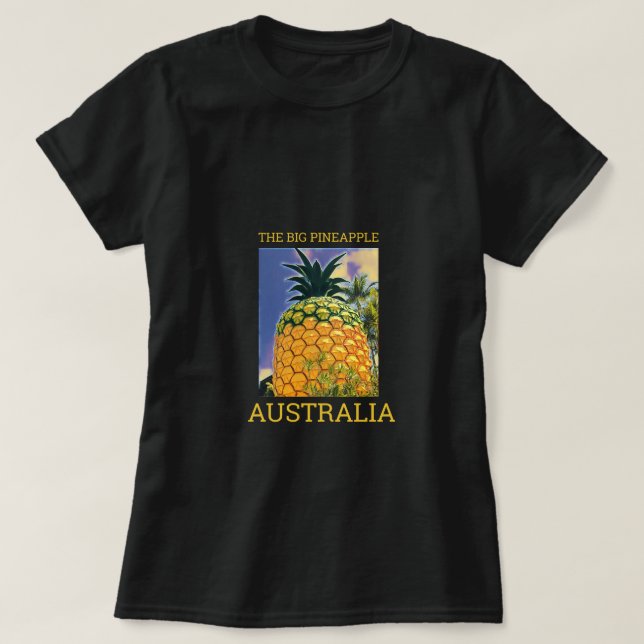 Camiseta La impresión de viajes Big Pineapple Queensland (Diseño del anverso)