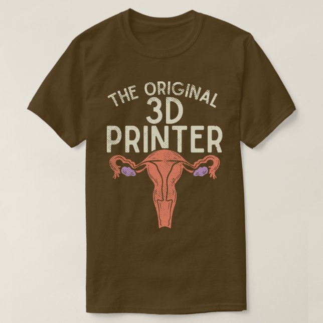 Camiseta La impresora original 3D (Diseño del anverso)
