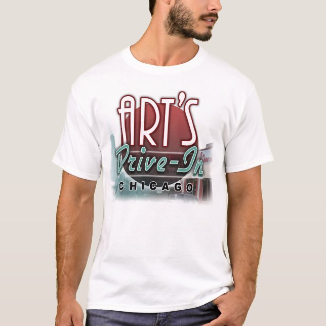 Camiseta La impulsión del arte en horizonte (Anverso)