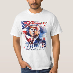 Camiseta La inauguración de la ceremonia de Donald Trump