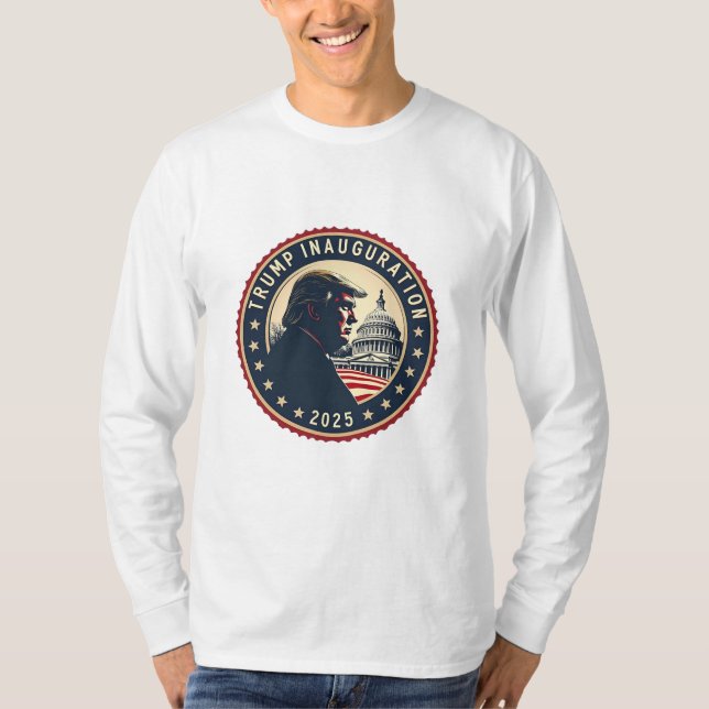Camiseta La inauguración de Trump en 2025 Orgullosa Maga (Anverso)