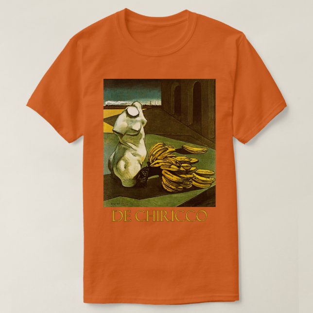 Camiseta La incertidumbre del poeta por Giorgio de Chirico (Diseño del anverso)