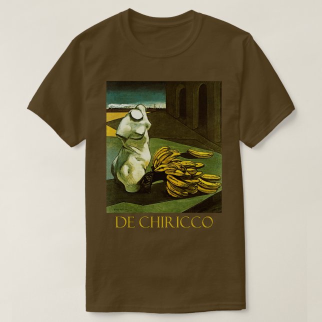 Camiseta La incertidumbre del poeta por Giorgio de Chirico (Diseño del anverso)