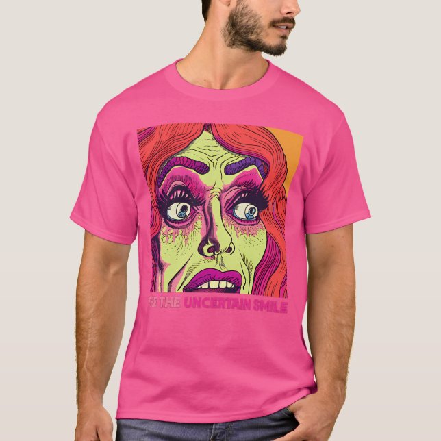 Camiseta La Incierta Sonrisa Original De Los 80 Retro Desi (Anverso)