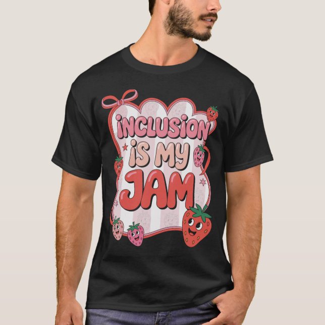 Camiseta La inclusión es mi autismo Jam Teacher (Anverso)