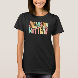 Camiseta La inclusión importa el autismo educativo especial