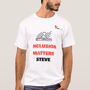 Camiseta La inclusión importa Orgullo de discapacidad Nombr