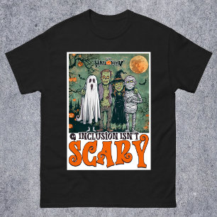 Camiseta La inclusión no da miedo Personajes de terror de H