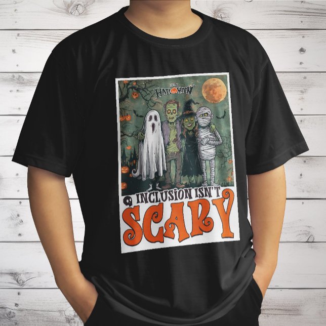 Camiseta La inclusión no es aterrador personajes de terror  (Subido por el creador)