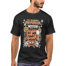 La increíble calabaza cubierta de cómic retro de H