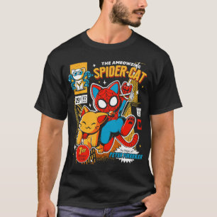 Camiseta la increíble sudadera con gato araña gato araña