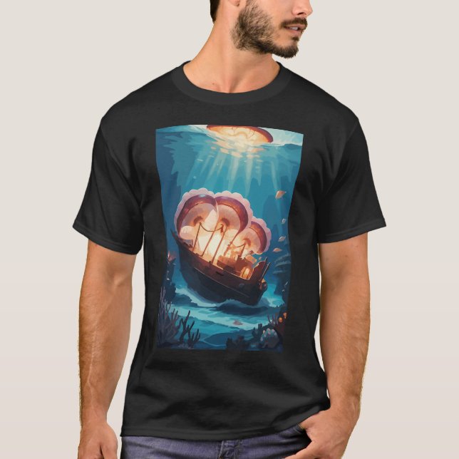 Camiseta La incursión de los piratas de las medusas (Anverso)