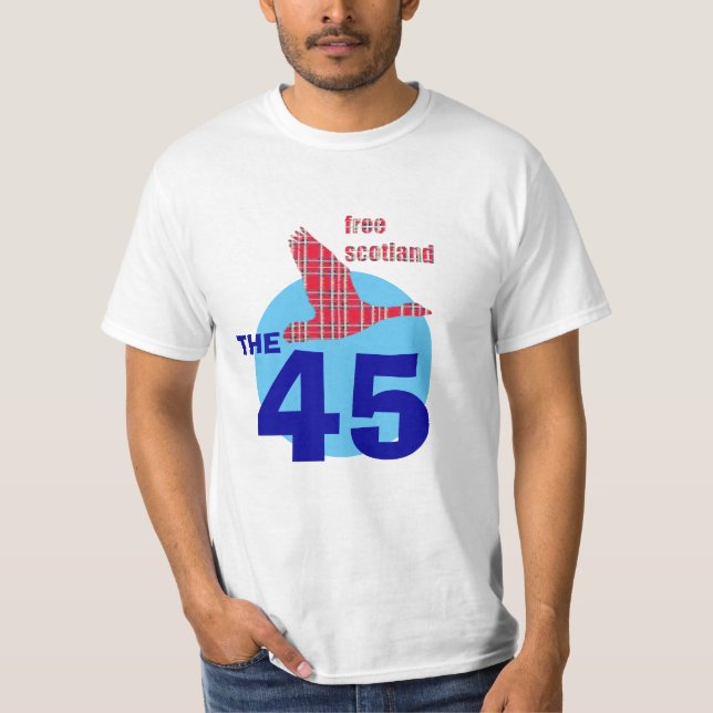 Camiseta La independencia escocesa #the45 libera la (Anverso)