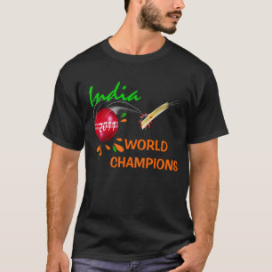 Camiseta La India 2011 mundiales del grillo ICC defiende la