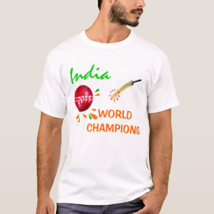 Camiseta La India 2011 mundiales del grillo ICC defiende la
