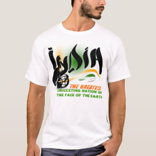 Camiseta La India la nación más grande del grillo en la