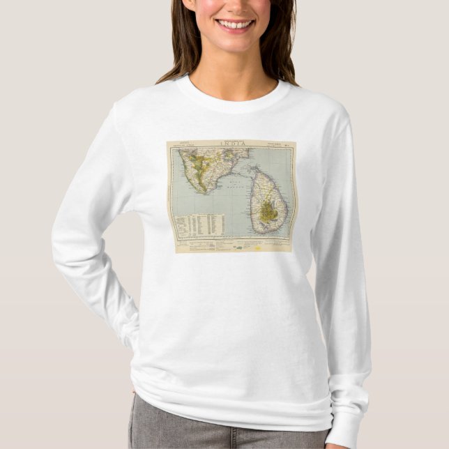 Camiseta La India, Sri Lanka (Anverso)
