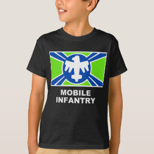 Camiseta La infantería móvil señala por medio de una