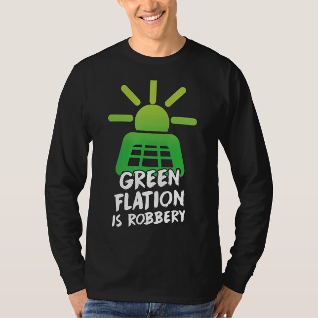 Camiseta La Inflación De La Inflación Energética Del Robo E (Anverso)