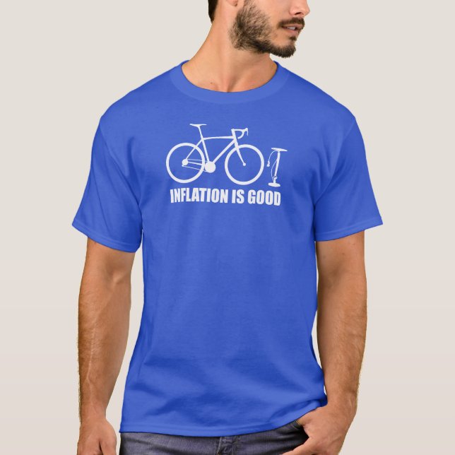 Camiseta La Inflación Es Buena Bicicleta (Anverso)