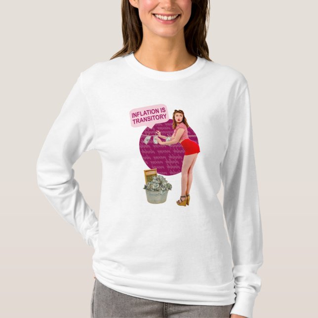 Camiseta La inflación es transitoria (Anverso)