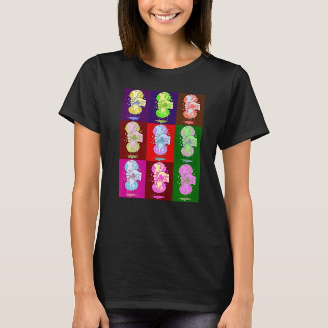 Camiseta La inflación global aprieta el arte pop (Anverso)