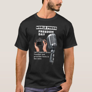 Camiseta La información del Día Mundial de la Libertad de P