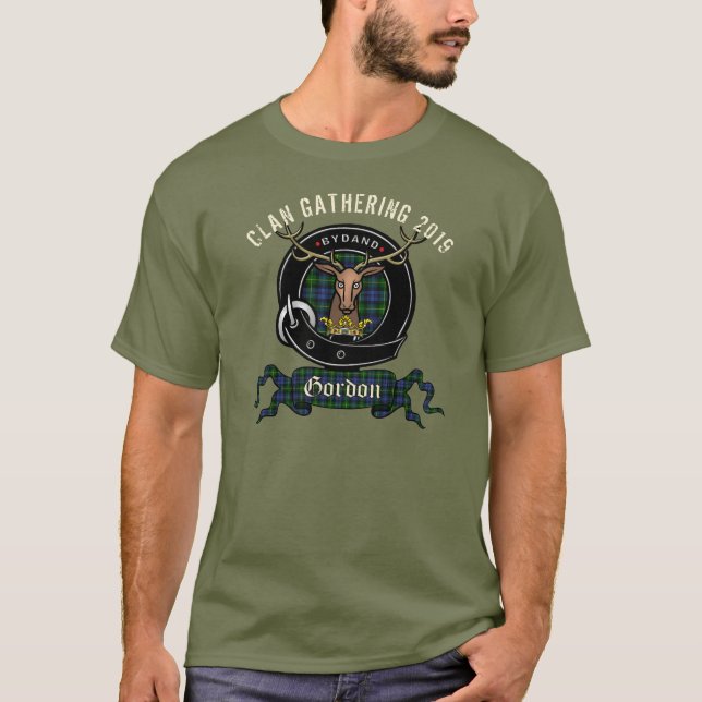 Camiseta La insignia de Gordon Clan Personalizada (Anverso)