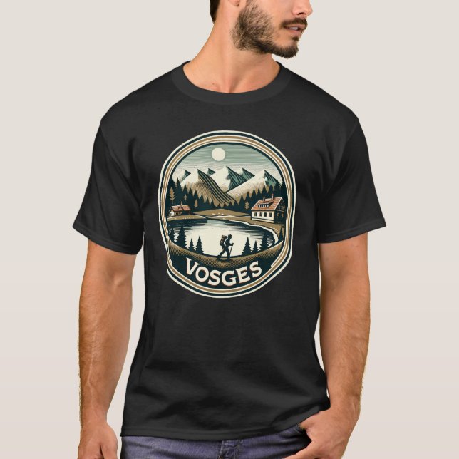Camiseta La insignia de los vómitos en Francia (Anverso)