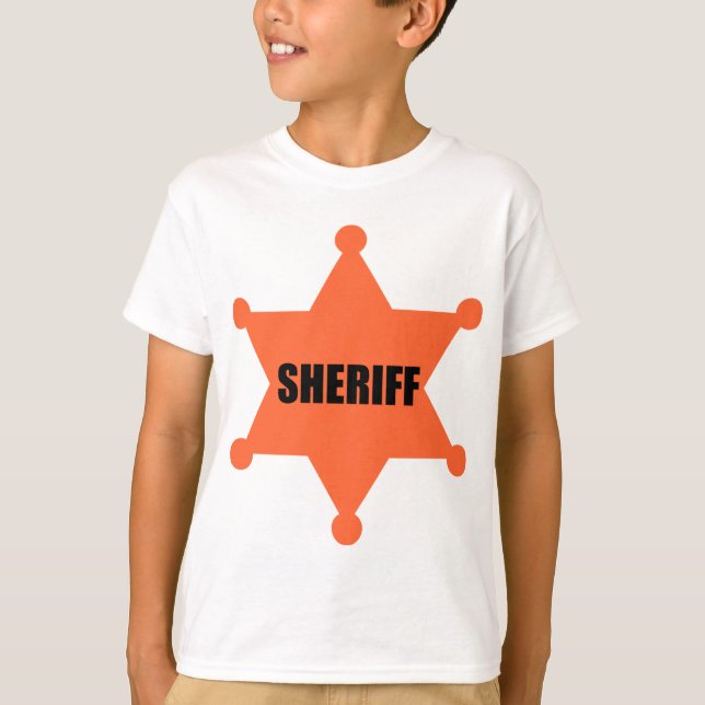 Camiseta La insignia del sheriff (Anverso)