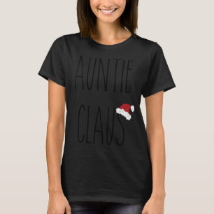 Camiseta La inspirada en Rae Dunn Auntie Claus Santa Navida