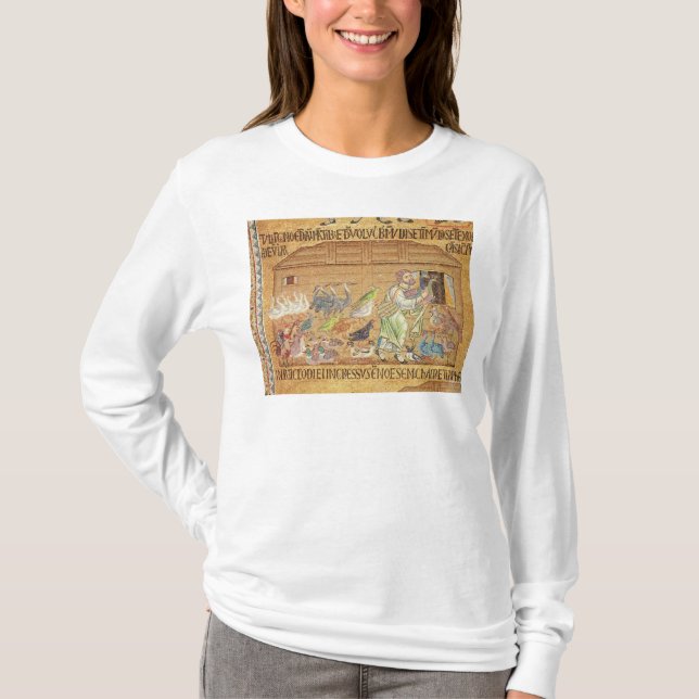 Camiseta La inundación, del atrio, detalle de Noah (Anverso)