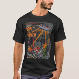 Camiseta La invasión de Ufo al Saucer en Sience Fiction A d
